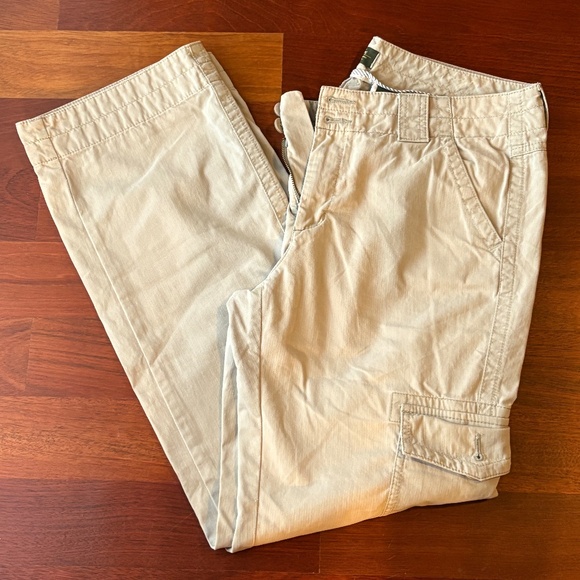 Eddie Bauer Khaki Cargo Pants - Picture 1 of 9